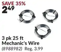 Princess Auto 3 pk 25 ft Mechanic's Wire offer