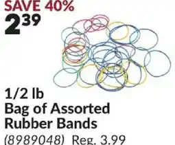 Princess Auto 1/2 lb Bag of Assorted Rubber Bands offer