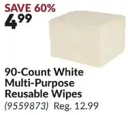 Princess Auto 90-Count White Multi-Purpose Reusable Wipes offer