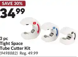 Princess Auto 3 pc Tight Space Tube Cutter Kit offer