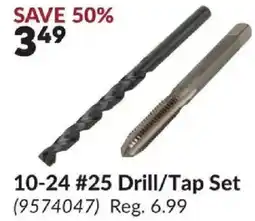 Princess Auto 10-24 #25 Drill/Tap Set offer