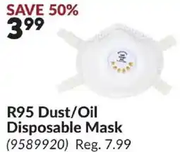 Princess Auto R95 Dust/Oil Disposable Mask offer