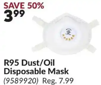 R95 Dust/Oil Disposable Mask