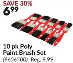 Princess Auto 10 pk Poly Paint Brush Set offer