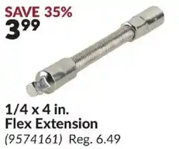 Princess Auto 1/4 x 4 in. Flex Extension offer