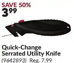 Princess Auto Quick-Change Serrated Utility Knife offer