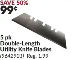 Princess Auto 5 pk Double-Length Utility Knife Blades offer