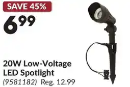 Princess Auto 20W Low-Voltage LED Spotlight offer