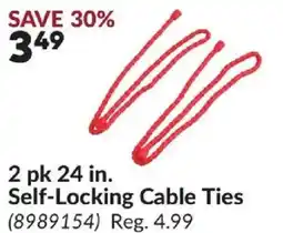 Princess Auto 2 pk 24 in. Self-Locking Cable Ties offer