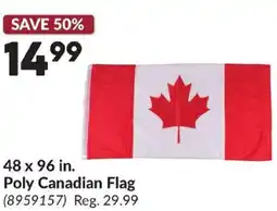 Princess Auto Poly Canadian Flag offer