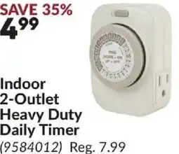 Princess Auto Indoor 2-Outlet Heavy Duty Daily Timer offer
