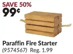 Princess Auto Paraffin Fire Starter offer