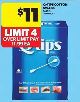 Real Canadian Superstore Q-tips cotton swabs offer
