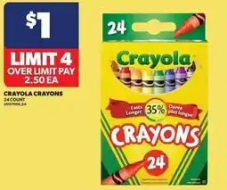 Real Canadian Superstore Crayola crayons offer