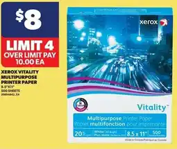 Real Canadian Superstore Xerox vitality Multipurpose Printer Paper offer