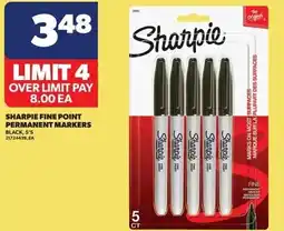 Real Canadian Superstore Sharpie fine point permanent markers offer