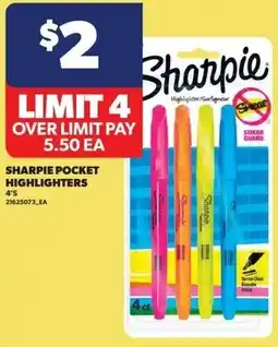 Real Canadian Superstore Sharpie pocket highlighters offer