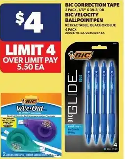 Real Canadian Superstore Bic velocity ballpoint pen retractable offer