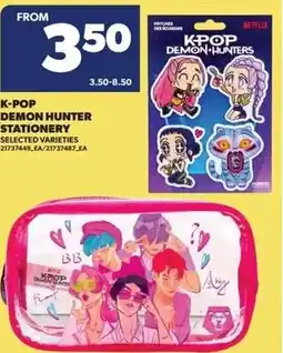 Real Canadian Superstore K-pop demon hunter stationery offer