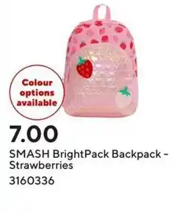 Staples SMASH Bright Pack Backpack- Strawberries offer