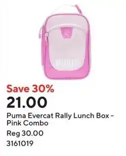 Staples Puma Evercat Rally Lunch Box - Pink Combo offer