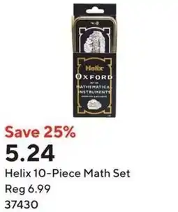 Staples Helix 10-Piece Math Set offer