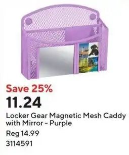 Staples Locker Gear Magnetic Mesh Caddy offer