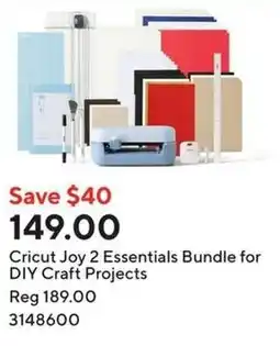 Staples Cricut Joy 2 Essentials Bundle for DIY Craft Projects offer