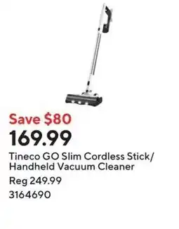 Staples Tineco GO Slim Cordless Stick/ Handheld Vacuum Cleaner offer