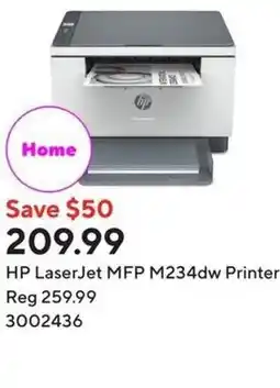 Staples HP LaserJet MFP M234dw Printer offer