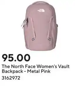 Staples The North Face Women's Vault Backpack Metal Pink offer