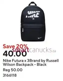 Staples Nike Futura x 3Brand by Russell Wilson Backpack - Black offer