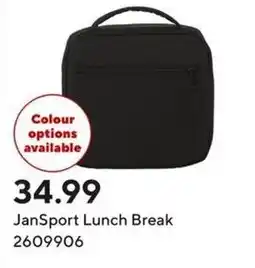 Staples JanSport Lunch Break offer