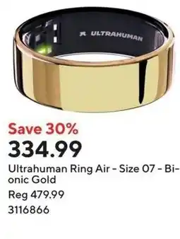 Staples Ultrahuman Ring Air - Size 07 - Bi- offer
