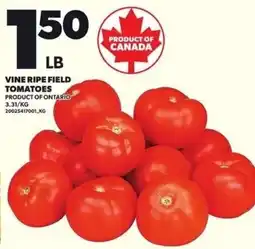 Loblaws Vine ripe field tomatoes offer