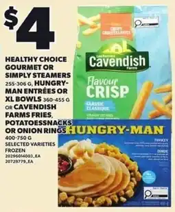 Loblaws Healthy choice gourmet or simply steamers offer