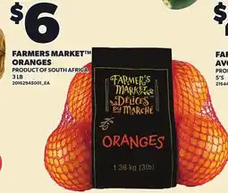 Loblaws Farmers market oranges offer