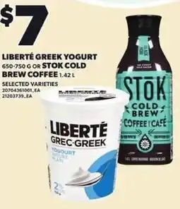 Loblaws Liberté greek yogurt offer