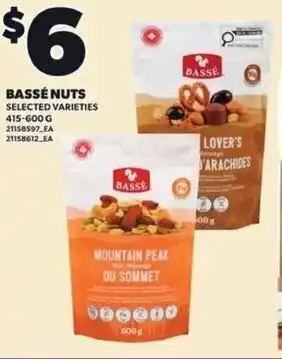 Loblaws Bassé nuts offer