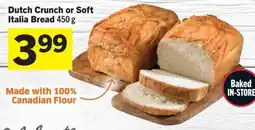 Foodland Dutch Crunch or Soft Italia Bread offer