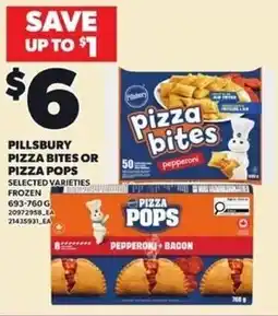 Loblaws Pillsbury pizza bites or pizza pops offer