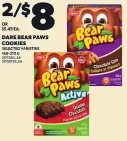 Loblaws Dare bear paws cookies offer