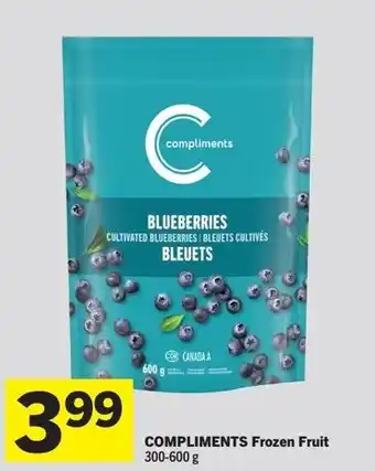Compliments frozen fruit
