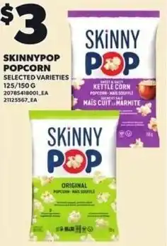 Loblaws Skinnypop popcorn offer