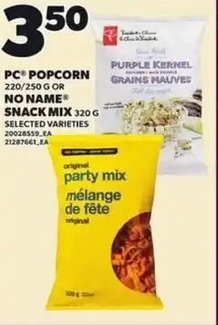 Loblaws Pc popcorn offer