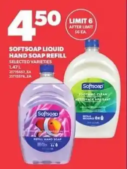 Loblaws Softsoap liquid hand soap refill offer