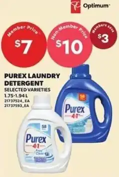 Loblaws Purex laundry detergent offer