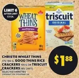 Loblaws Christie wheat thins offer