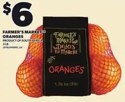 Loblaws Farmer's market oranges offer
