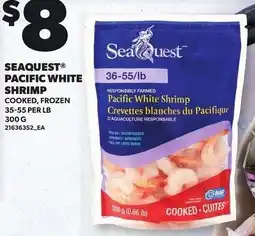 Loblaws Seaquest pacific white shrimp offer